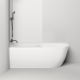 Salini Sofia Corner Left Ванна угловая 170х85х59см., Sx, с дон кл UpDown, сифон, слив-пер, материал: S-Sense , цвет: белый матовый. 102525M