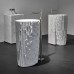 Antonio Lupi Controverso Раковина 45x85x45 см, без отв., напольная, цвет: Marmo Carrara. CONTROVERSO