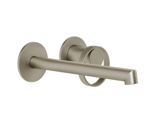 Gessi Anello Смеситель для раковины, настенный, цвет: Finox Brushed Nickel. 63383#149