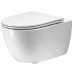 Simas Trevi Унитаз 56х37см., подвесной, безободковый, цвет: белый. F85, TRV18bi