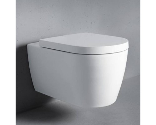 Duravit ME by Starck Унитаз подвесной 57х37 см, безободковый, HygieneGlaze, цвет: белый матовый. 2579099000