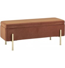 Банкетка Stool Group Болейн 110 велюр терракотовый