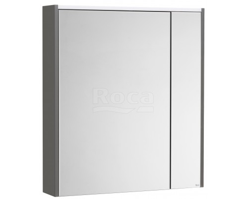 Roca Z.RU93.0.296.9 Ronda Шкаф зеркальный 700х780х145 мм, Белый глянец/антрацит ZRU9302969