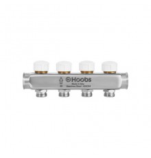 Коллектор Hoobs, нерж. сталь, термостатическими клапанами, 1 х3/4 -11 вых.. HB-INCTO-711511