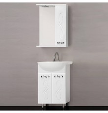 Мебель для ванной комнаты Style Line Венеция 55 белая, раковина Rosa Уют 55