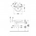 Duravit Architec Раковина 63.5х54 см, 1 отв., цвет: белый. 0448450000