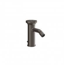 GESSI Origini Смеситель для биде, на 1 отв., с донным клапаном, в компл с отделочн вкладкой., цвет: Black Metal Brushed PVD. 66007#707