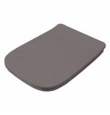 Artceram A16 Крышка с сиденьем Slim для унитаза, механизм soft-close, цвет: gravel/хром. ASA001 60 71