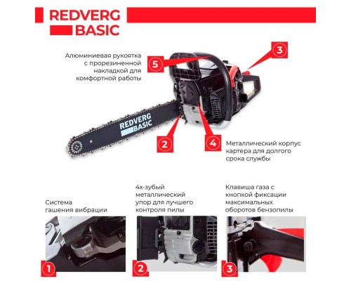 Бензопила REDVERG Basic GC-58C Бензопила REDVERG Basic GC-58C
