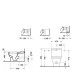 Duravit Starck 3 Унитаз напольный в комплекте Big Toilet 42х74см, с отдельным бачком с механизмом слива хром, слив универсальный, с креплениями, цвет: белый. 0928100005,  2104090000