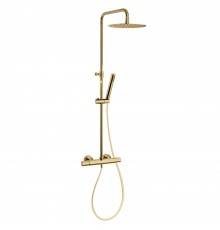Душевая стойка Ramonsoler Tzar 345402RM250OC, золото, с термостатом