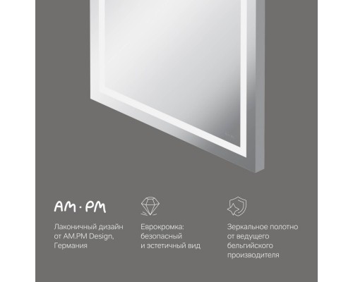 M91AMOX0551WG Зеркало с LED-подсветкой по периметру, 55 см M91AMOX0551WG Зеркало с LED-подсветкой по периметру, 55 см