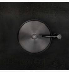 Gessi 316 Раковина 40 см, без отв., для установки на столешницу, без перелива, нержавеющая сталь, цвет: Black metal brushed PVD. 54601#707