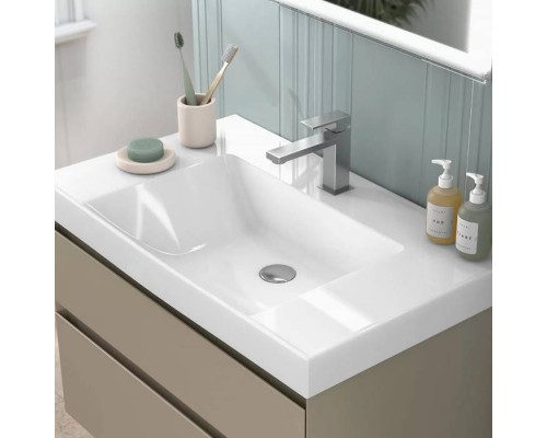 Kerama Marazzi Cubo Раковина подвесна 80.5х48.5см., с 1 отв.под смеситель, цвет: белый глянцевая. CU.wb.80 Kerama Marazzi Cubo Раковина подвесна 80.5х48.5см., с 1 отв.под смеситель, цвет: белый глянцевая. CU.wb.80