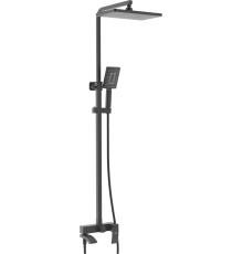 Душевая стойка Rose R1556H черная