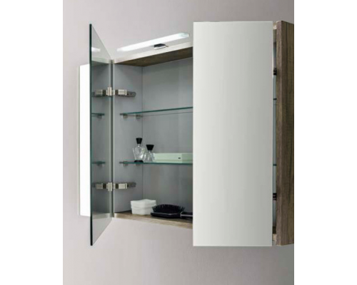 CERASA Velvet Зеркальный шкаф 120х63х17 см, двухстороннее зеркало, 3 дверки, 4 стеклянные полки , цвет Tavolato Biscottoполки, Led светильник, цвет: Tavolato Biscotto . S71 762 C0 Tavolato Biscotto, AWL D35 02 CERASA Velvet Зеркальный шкаф 120х63х17 см, двухстороннее зеркало, 3 дверки, 4 стеклянные полки , цвет Tavolato Biscottoполки, Led светильник, цвет: Tavolato Biscotto . S71 762 C0 Tavolato Biscotto, AWL D35 02