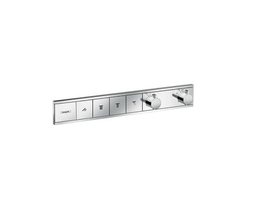 Hansgrohe RainSelect Термостат для душа, 4 источника, внешняя часть, цвет: хром. 15382000 Hansgrohe RainSelect Термостат для душа, 4 источника, внешняя часть, цвет: хром. 15382000