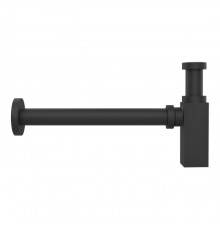 Gessi Eleganza Сифон для раковины, квадратный, под донный клапан, цвет: Black XL. 01410#299