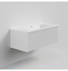 Тумба с раковиной La Fenice Terra 100 подвесная, bianca, раковина Slim Line 100 см