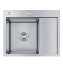 Мойка для кухни HOFFGER 5848L SATIN (Чаша слева)