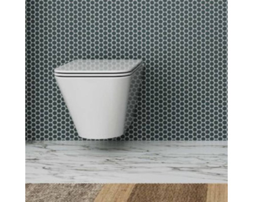 Azzurra Build Унитаз подвесной 55х36х32см., цвет: белый. BUVKSPE00000BI,  BUI 1800/F cr