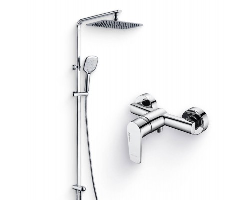 Душевой комплект Смеситель для душа Wasserkraft Dill 6102 + Стойка A039 Душевой комплект Смеситель для душа Wasserkraft Dill 6102 + Стойка A039