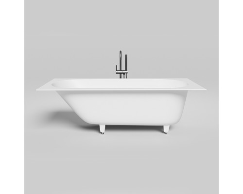 LOFO by Salini Ванна встраиваемая 180х80см, овальная чаша, материал: Solid Surface, цвет: белый матовый. UM12322