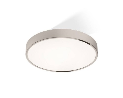 Decor Walther Round 45 Светильник потолочный 45x8см, 2x R7S 78mm max. 100W, цвет: никель сатинированный. 0213934