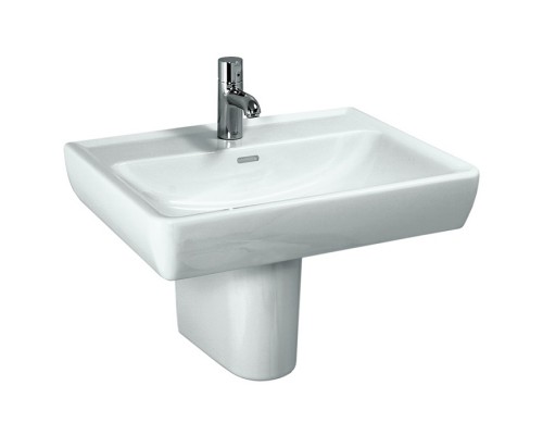 Laufen Pro Раковина 55х48х11,5см, подвесная/накладная с 1 отв., c переливом, цвет: белый. 8.1895.1.000.104.1 Laufen Pro Раковина 55х48х11,5см, подвесная/накладная с 1 отв., c переливом, цвет: белый. 8.1895.1.000.104.1