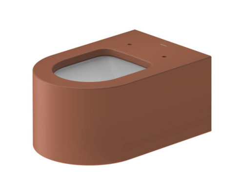 Duravit Millio Унитаз подвесной, 37х57см.,  декор Smooth, крепление в компл., цвет: матовая корица. 250409FC