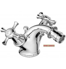 СНЯТ IS B9655LS Reflections Смеситель для биде, со сливным гарнитуром, керамика, хром/золото B9655LS