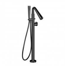Gessi Cono Смеситель для ванны, напольный, с ручным душем и шлангом 150см., внешняя часть, цвет: Black Metal PVD. 45028#706