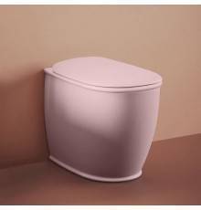Artceram Atelier Унитаз напольный, 52х37хh42см, безободковый, слив универсальный, с крепежом, цвет: Pink. ATV002 33 00