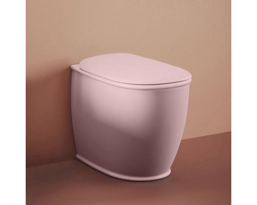 Artceram Atelier Унитаз напольный, 52х37хh42см, безободковый, слив универсальный, с крепежом, цвет: Pink. ATV002 33 00 Artceram Atelier Унитаз напольный, 52х37хh42см, безободковый, слив универсальный, с крепежом, цвет: Pink. ATV002 33 00