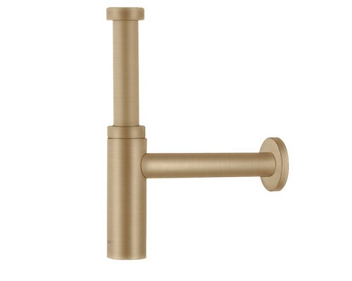Hansgrohe Flowstar Сифон для раковины, дизайнерский, цвет: шлифованная бронза. 52105140 Hansgrohe Flowstar Сифон для раковины, дизайнерский, цвет: шлифованная бронза. 52105140