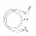 Cisal Shower Душевой шланг 150 см, цвет: черный матовый. ZA00904040