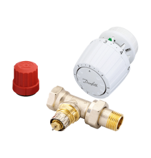Комплект Danfoss из прямого клапана RTR-N DN 15 и термостата RTR 7090. 013G2174