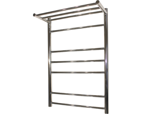 Полотенцесушитель водяной Melodia della vita Shelf MTRSO5080 П6 50х80, с полкой, нержавеющая сталь Полотенцесушитель водяной Melodia della vita Shelf MTRSO5080 П6 50х80, с полкой, нержавеющая сталь