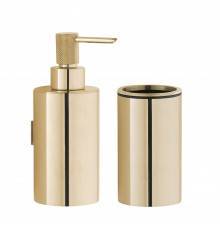 Набор Стакан Boheme Uno 10982-MG matt gold + Дозатор 10977-G gold