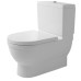 Duravit Starck 3 Унитаз напольный в комплекте Big Toilet 42х74см, с отдельным бачком с механизмом слива хром, слив универсальный, с креплениями, цвет: белый. 0928100005,  2104090000