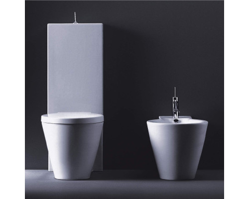 Duravit Starck 1 Унитаз моноблок 64х41.5см, с креплениями , слив универсальный, цвет: белый. 0233090064,  8727000005