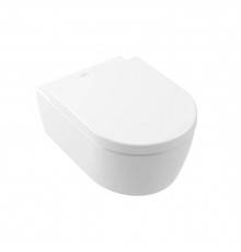 VilleroyBoch Avento Комплект унитаз-подвесной 37x53см, сиденье QuickRelease, SoftClose, цвет: альпийский белый. 5656HR01