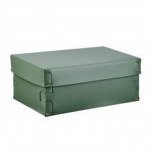 ADJ Коробка Snob, 32x20xH13,5 см., цвет: эвкалипт/небесный. 3220.60/50
