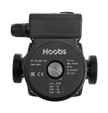 Насос циркуляционный Hoobs  CT 25-60S 130мм 100Вт 1х220В 50Гц (с гайками). 08135H