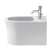 Duravit White Tulip Биде напольное 37x58х42 см, с переливом, с 1 отв., WonderGliss, цвет: белый. 22931000001
