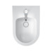 Duravit White Tulip Биде напольное 37x58х42 см, с переливом, с 1 отв., WonderGliss, цвет: белый. 22931000001