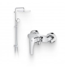 Душевой комплект Смеситель для душа Grohe Eurosmart 33555003 + Стойка Tempesta Cosmopolitan System 250 Tempesta Cosmopolitan System 250 26694000