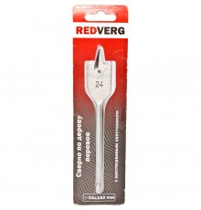 Сверло по дереву REDVERG перовое HCS 24 мм(600271)