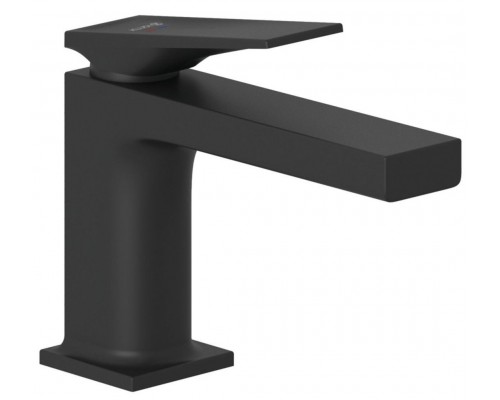 Kludi 542663975 DECUS Однорычажный смеситель на умывальник 85, PUSH-OPEN черный мат 542663975