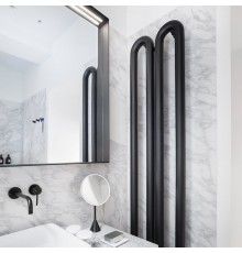 Antrax Lana Полотенцесушитель 21x170Hсм, Dx, электрический, цвет: черный матовый. ECTNVS170001C/NEOP